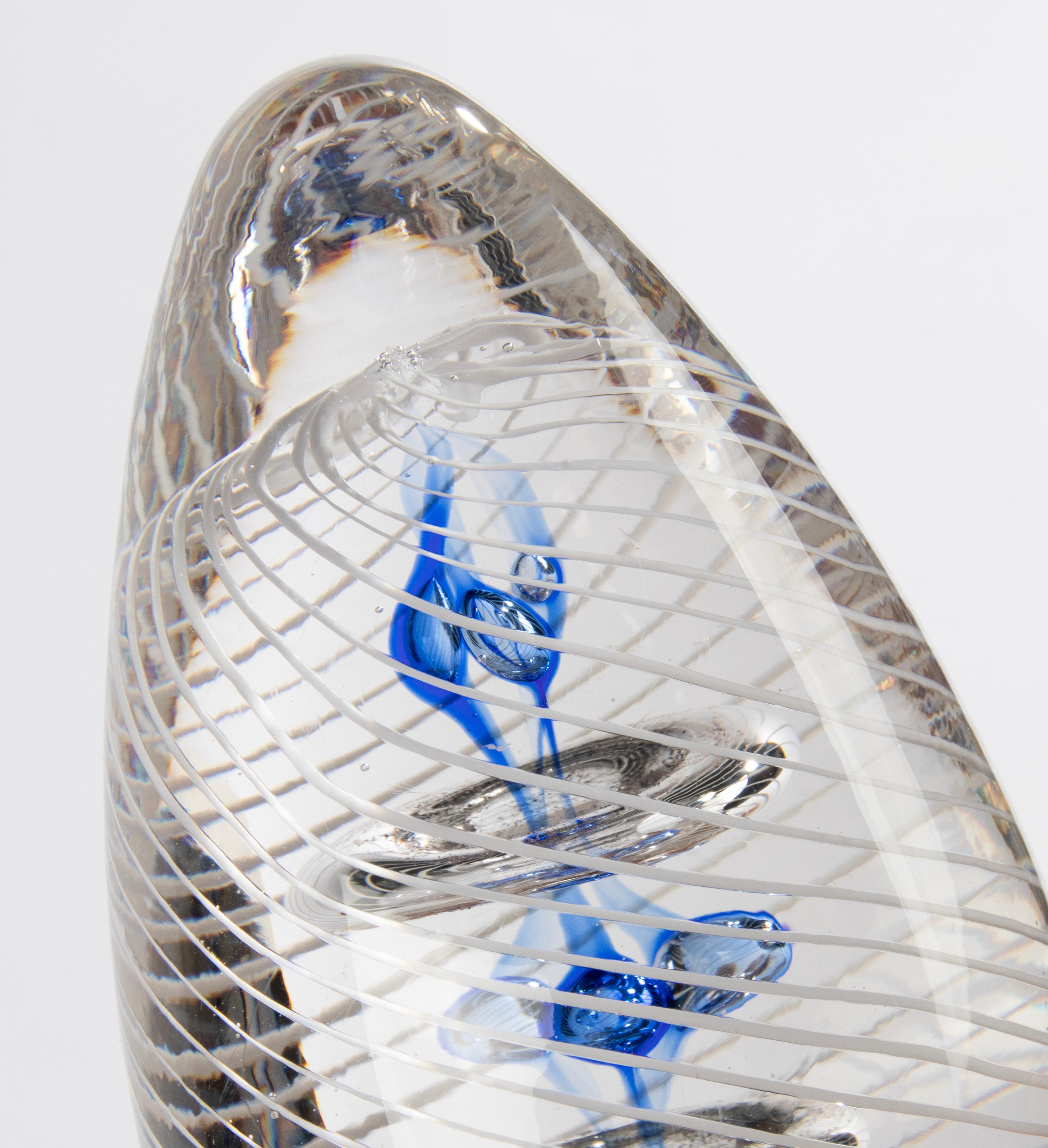 20th Century Glass Murano Spiral Paperweight 5