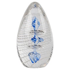 20th Century Glass Murano Spiral Paperweight