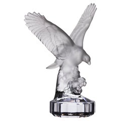 20th Century Glass Sculpture entitled "Eagle" by Goebel Glass