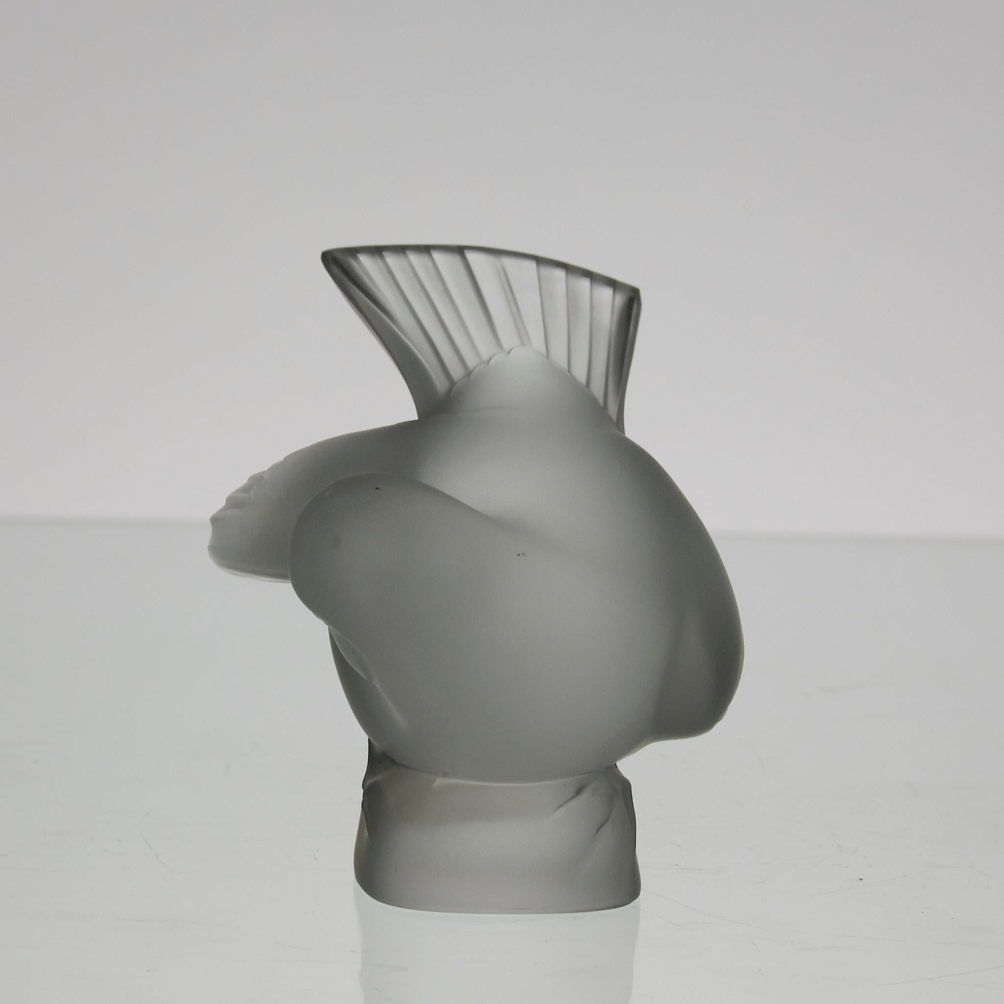 Français Sculpture en verre du 20e siècle intitulée 