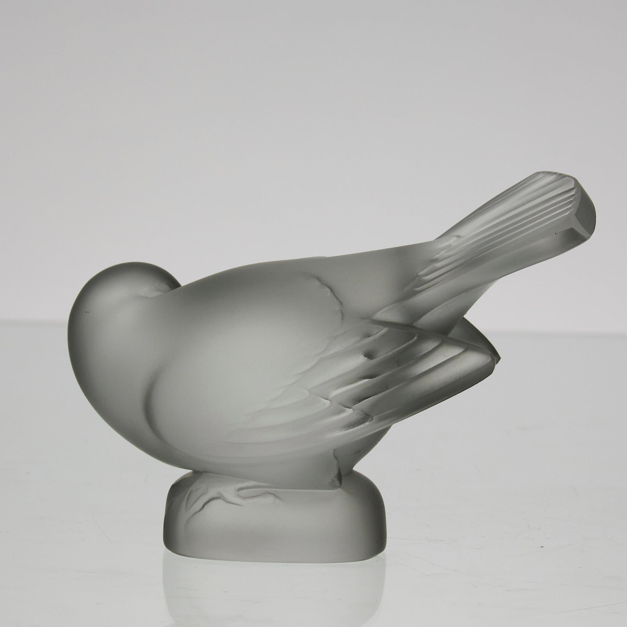 Sculpture en verre du 20e siècle intitulée 