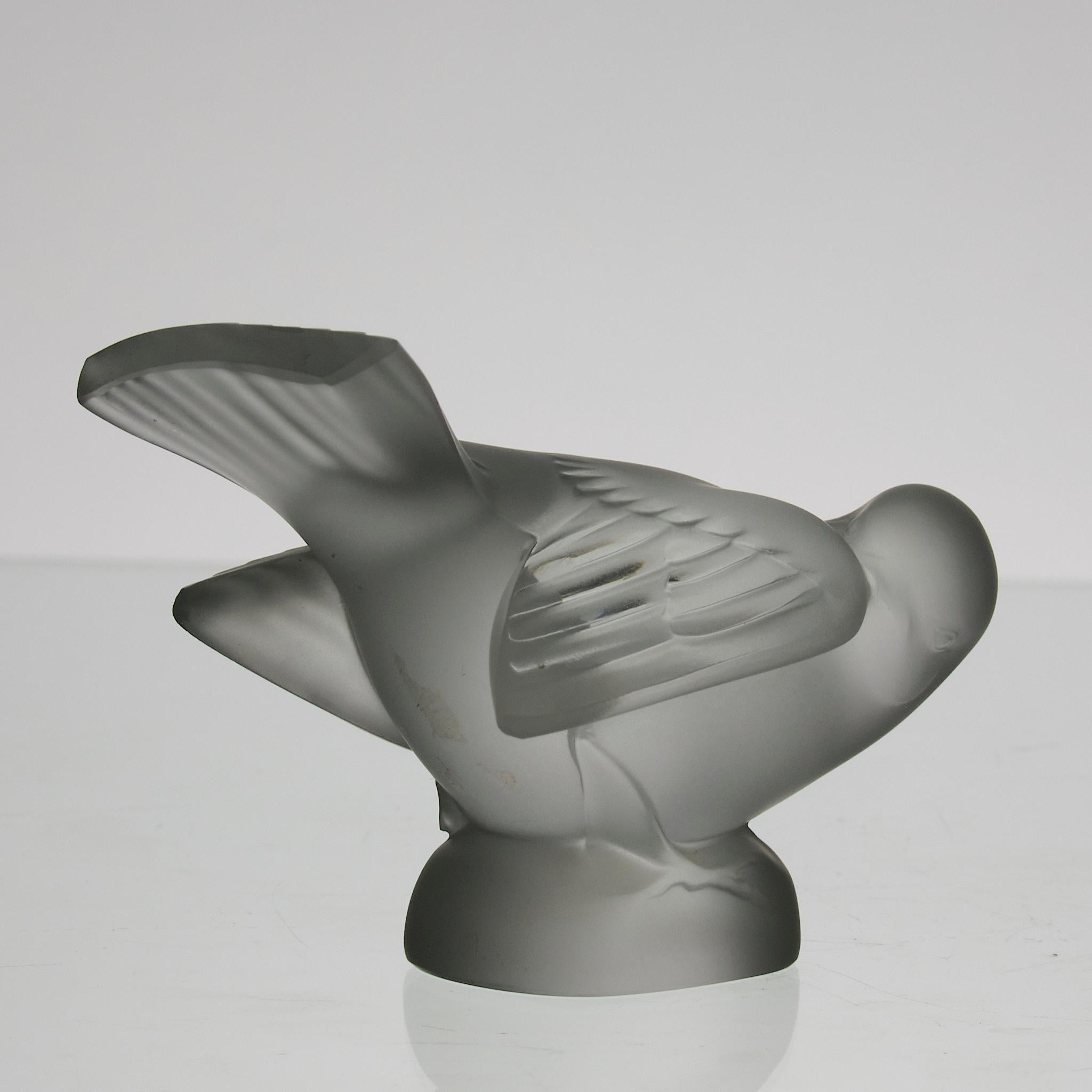 Sculpture en verre du 20e siècle intitulée 