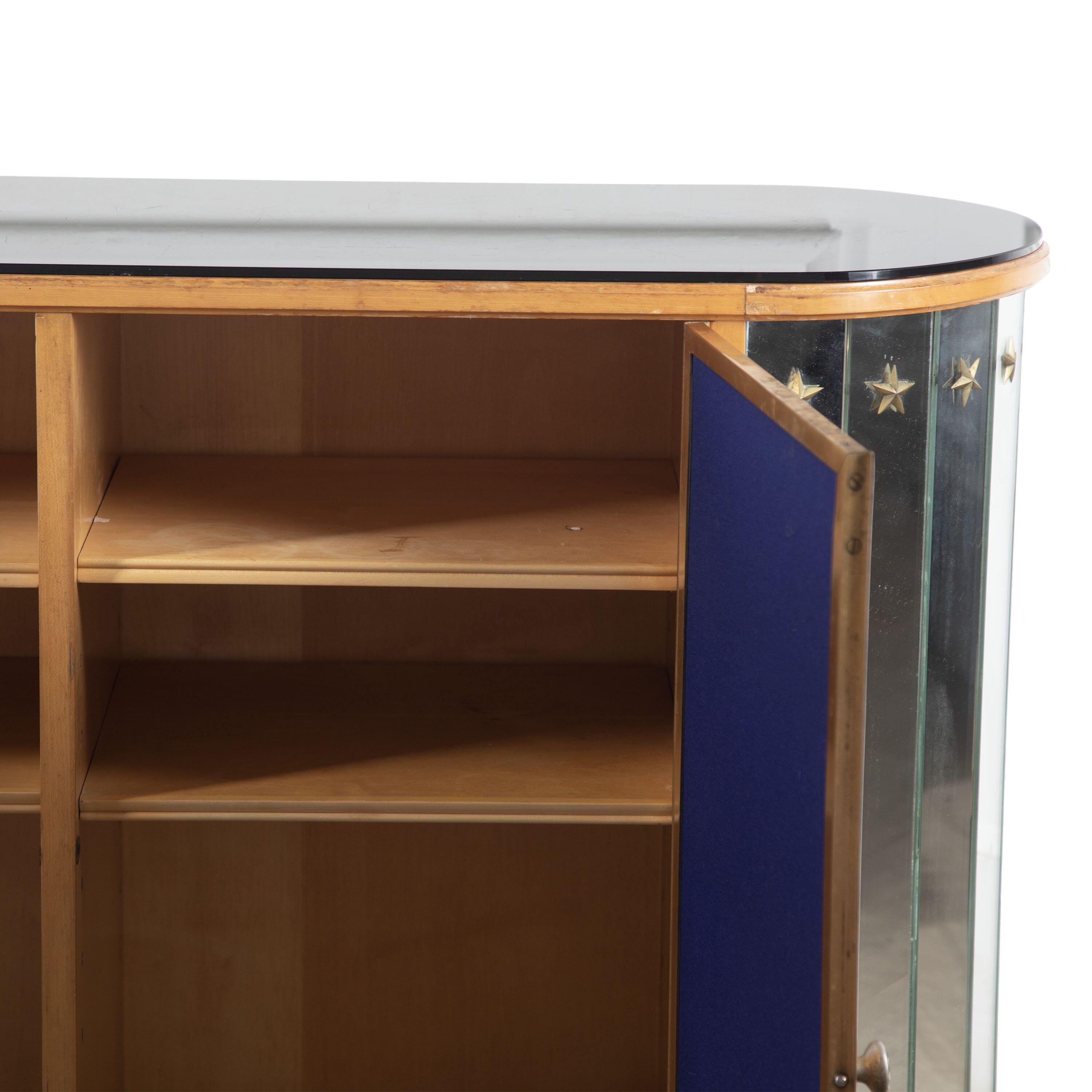 20th Century Glazed Cocktail Cabinet in the Style of Renee Drouet For Sale 6