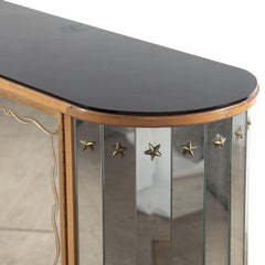 20th Century Glazed Cocktail Cabinet in the Style of Renee Drouet
