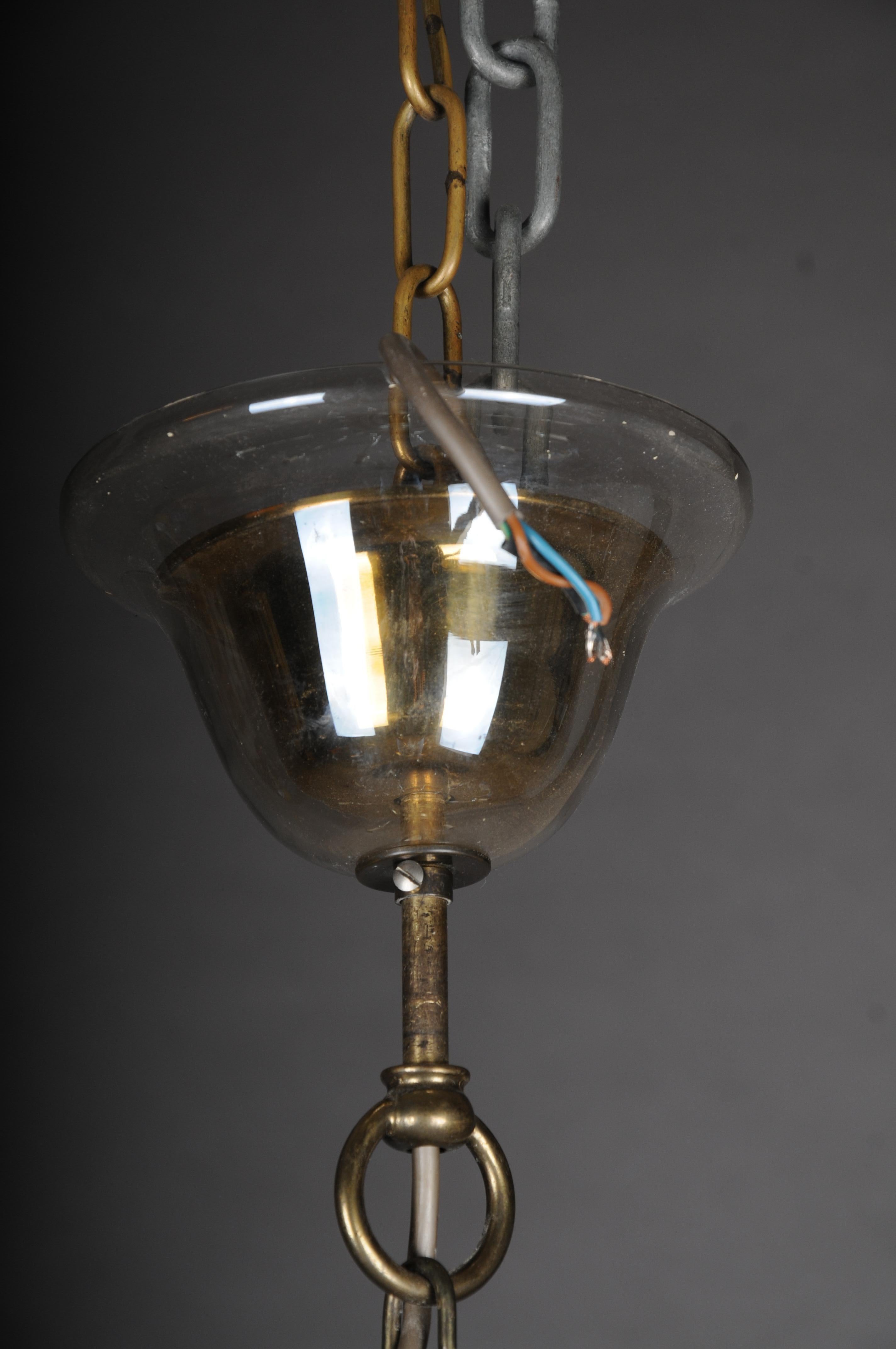 20th Century Glazed Italian Chandelier In Good Condition For Sale In Berlin, DE