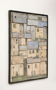 20th Century Glazed Studio Pottery Plaque (France, c. 1960)