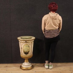 20th Century Gold and Painted Wood Venetian Goblet Side Table, 1960