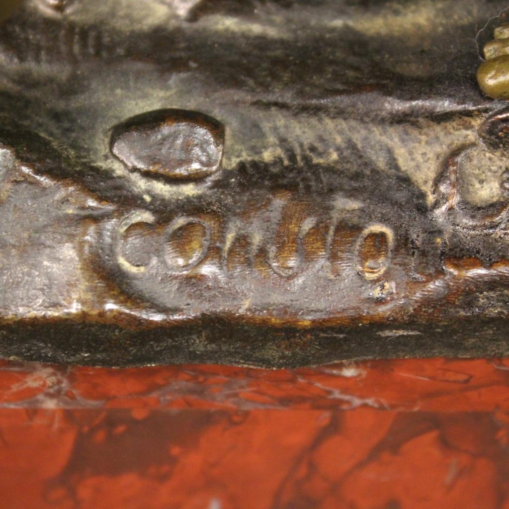 Français Sculpture française du 20ème siècle en bronze doré, 1950