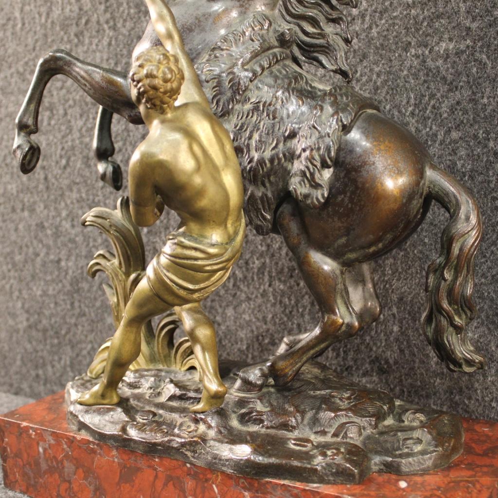 Bronze Sculpture française du 20ème siècle en bronze doré, 1950