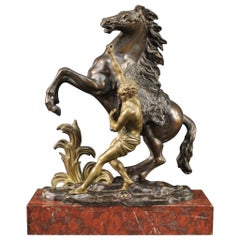 20th Century Gold Bronze French Sculpture, 1950