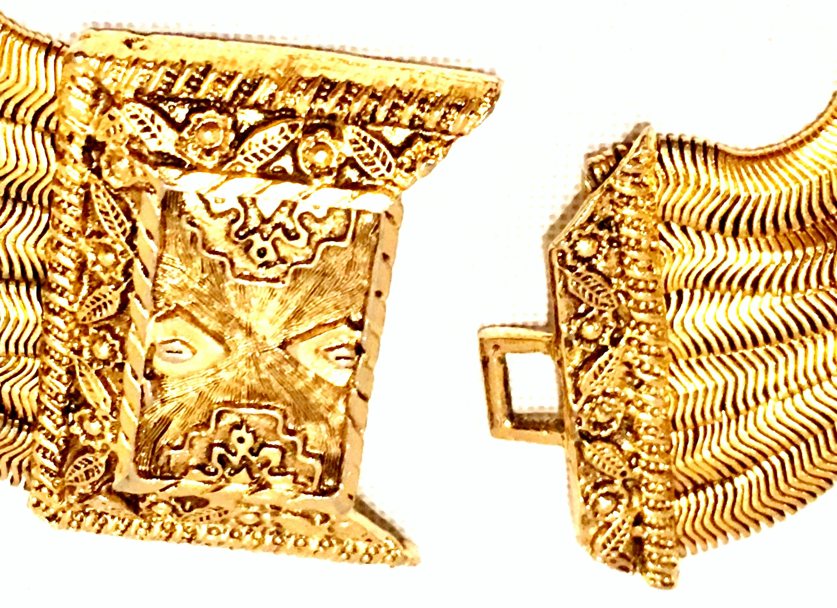 20th Century Gold Choker Necklace By, Les Bernard Inc. 3