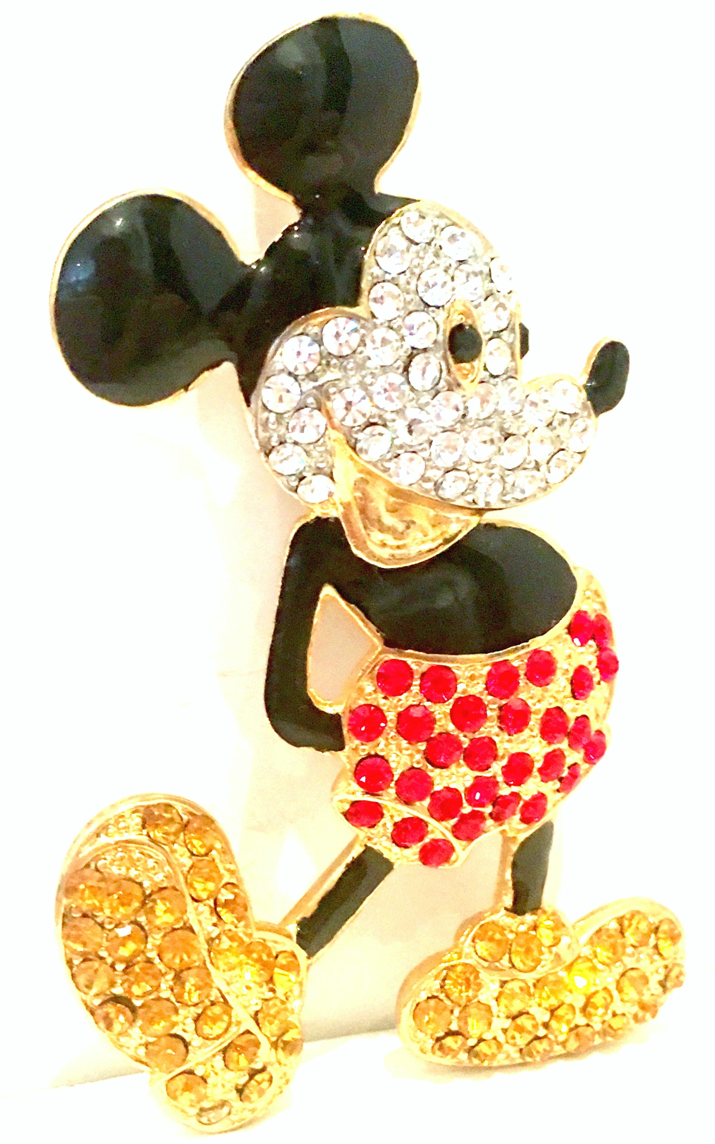 dream jeweled mickey mouse pin