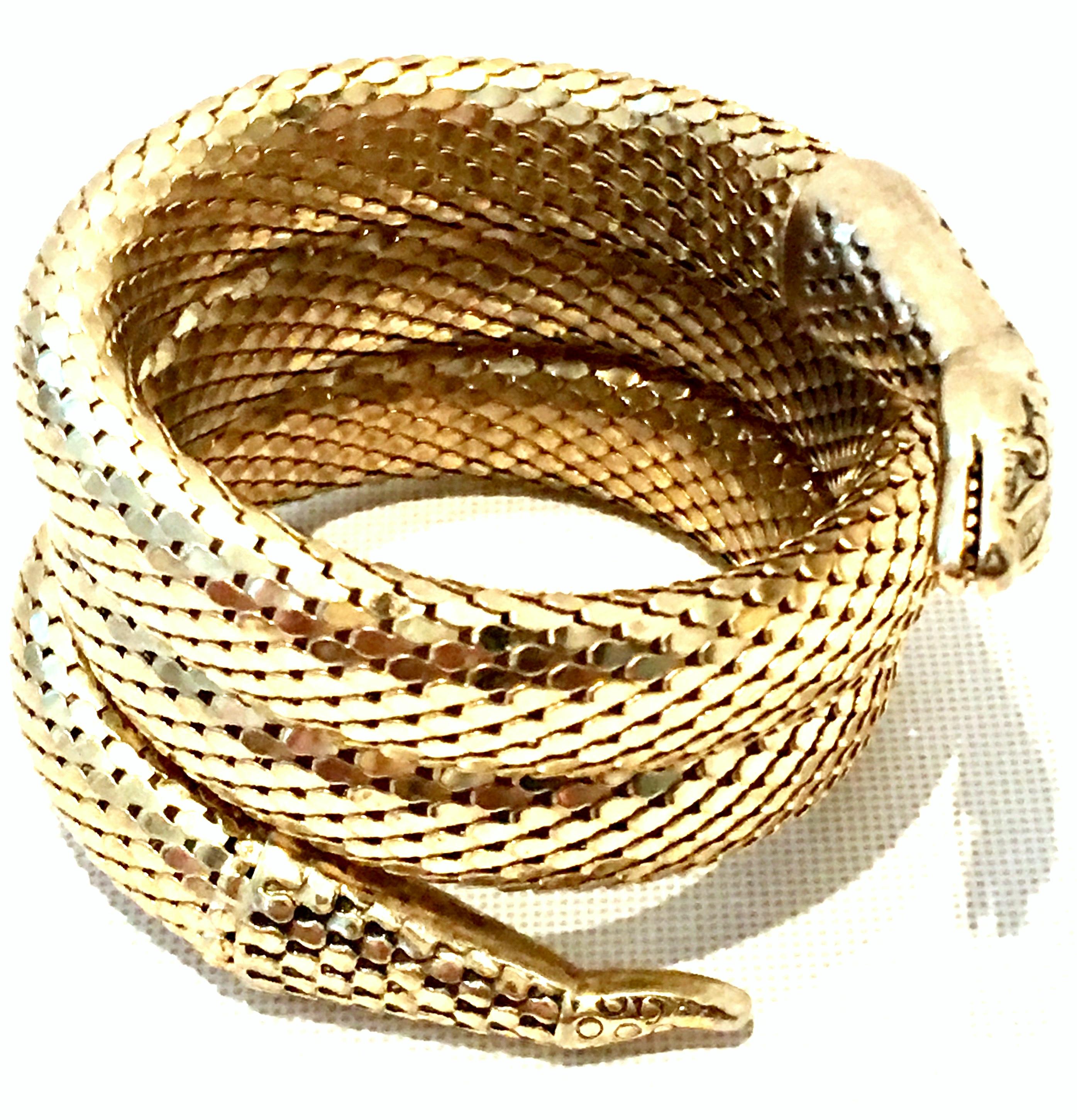 20th Century Gold Metal Mesh Coil 