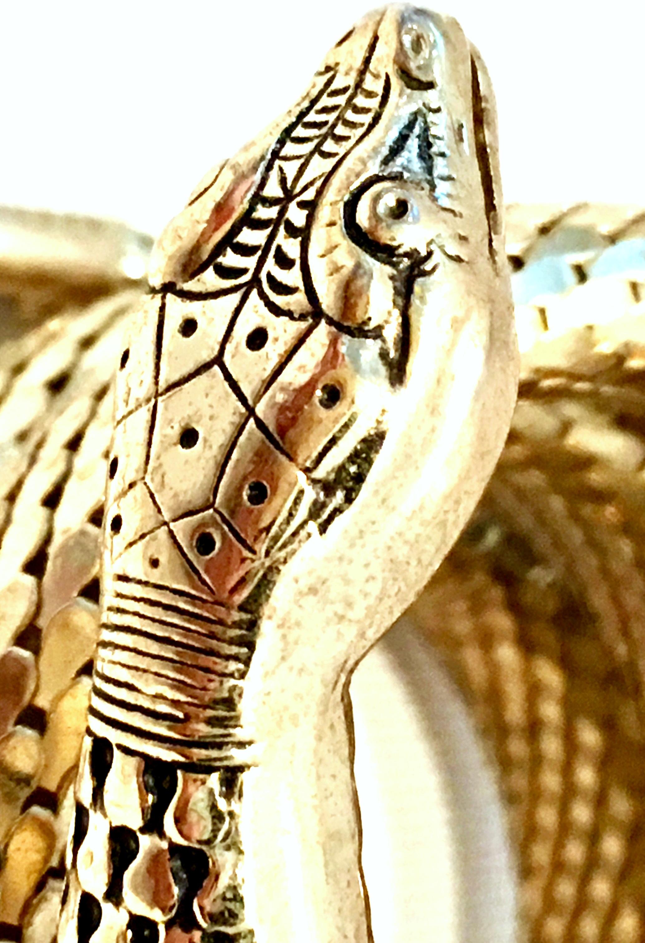 20th Century Gold Metal Mesh Coil 