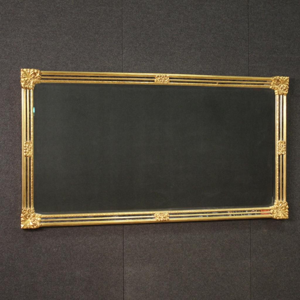 20th Century Gold Wood and Plaster French Mirror, 1970 3