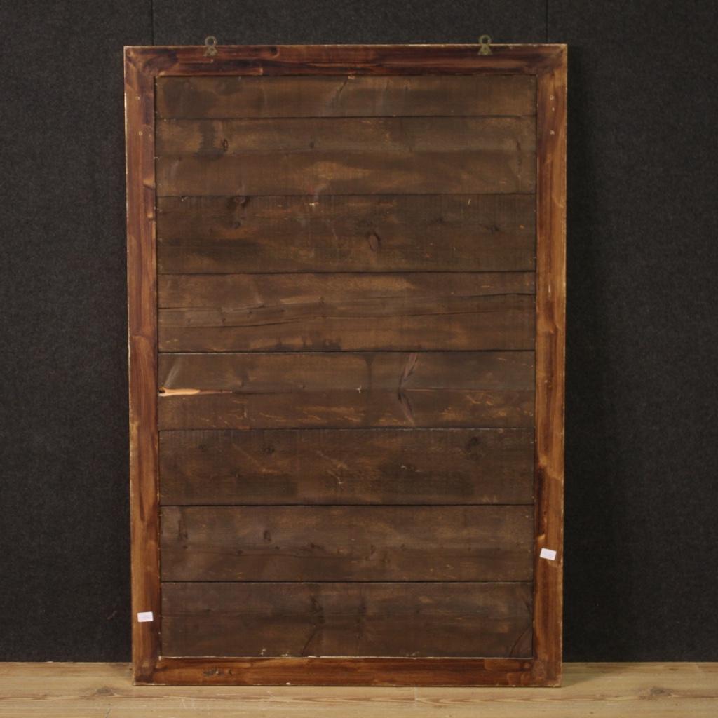 Espejo Italiano de Madera Dorada y Yeso, Siglo XX, 1960 8