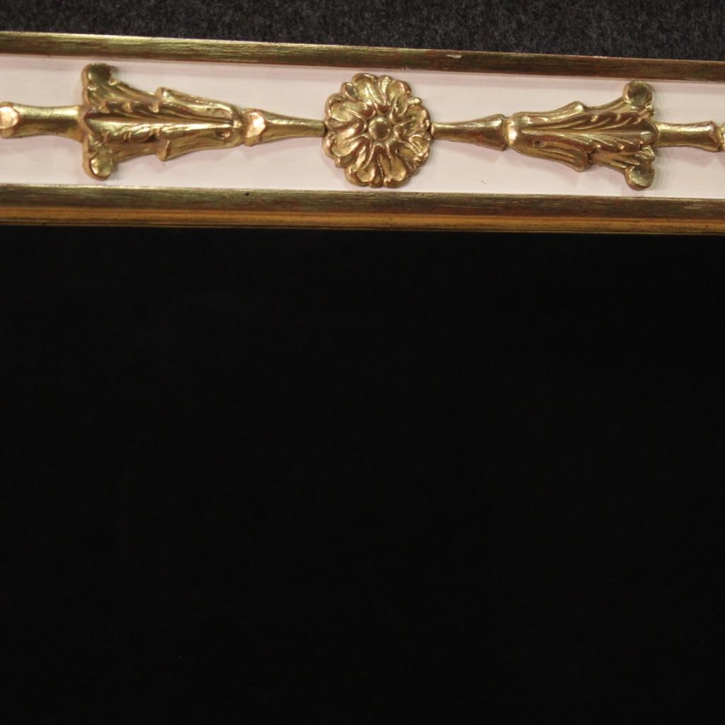 Espejo Italiano de Madera Dorada y Yeso, Siglo XX, 1960 1