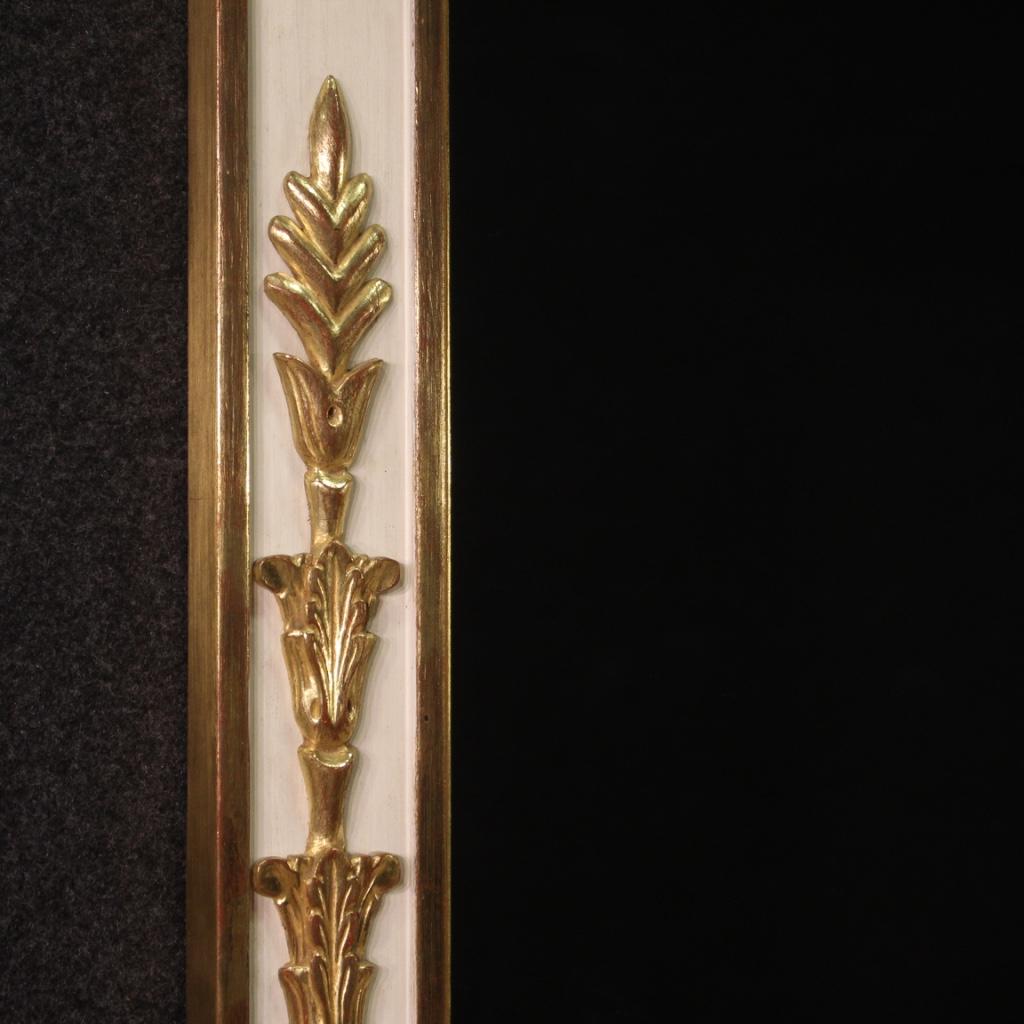 Espejo Italiano de Madera Dorada y Yeso, Siglo XX, 1960 4