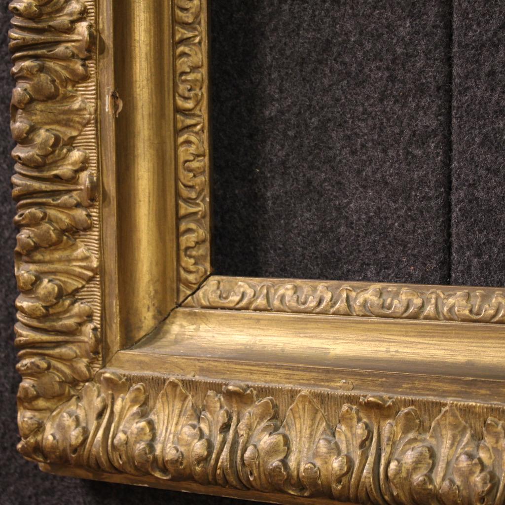 20th Century Gold Wood Italian Frame, 1960 For Sale 7