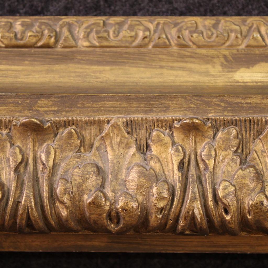 20th Century Gold Wood Italian Frame, 1960 For Sale 8