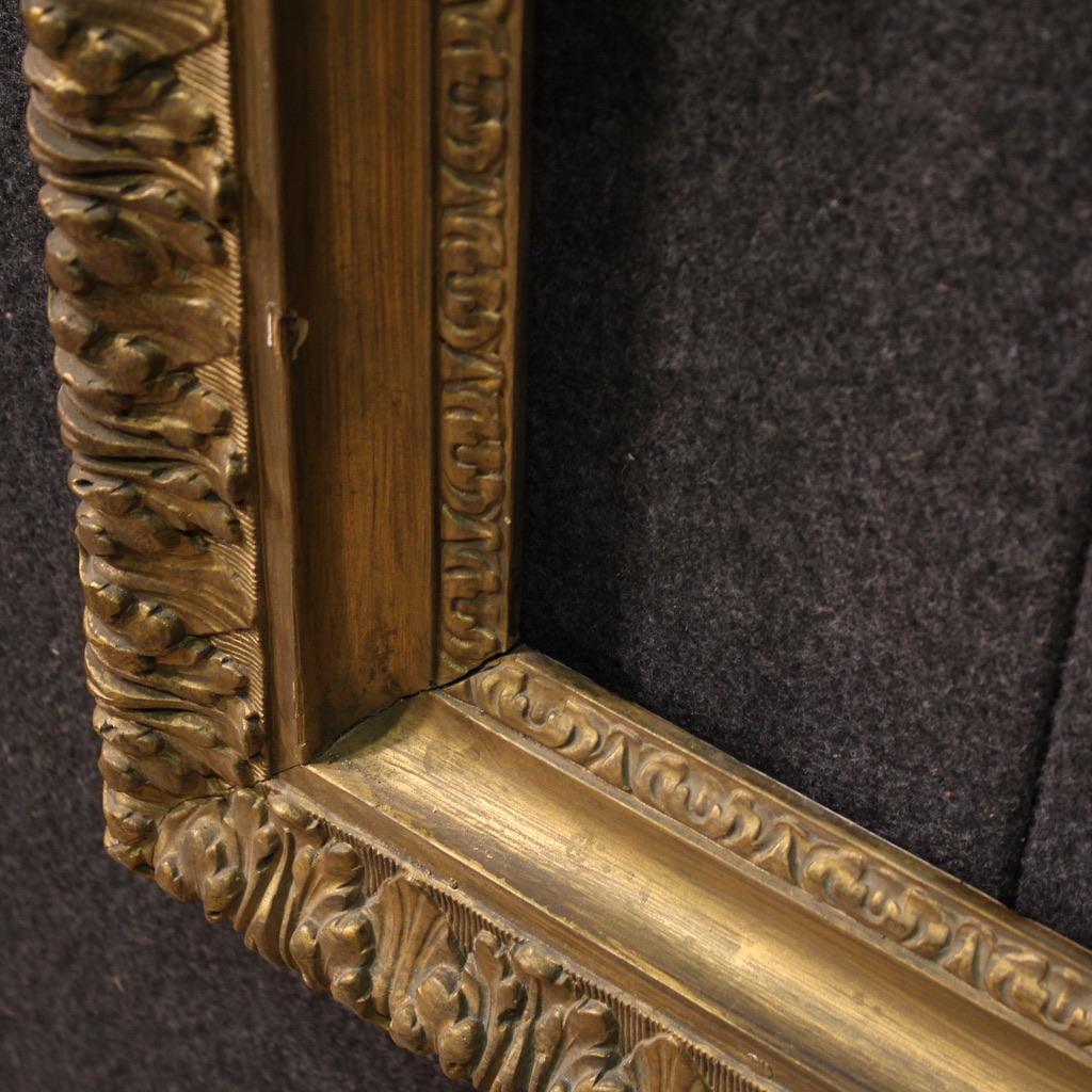 20th Century Gold Wood Italian Frame, 1960 For Sale 2