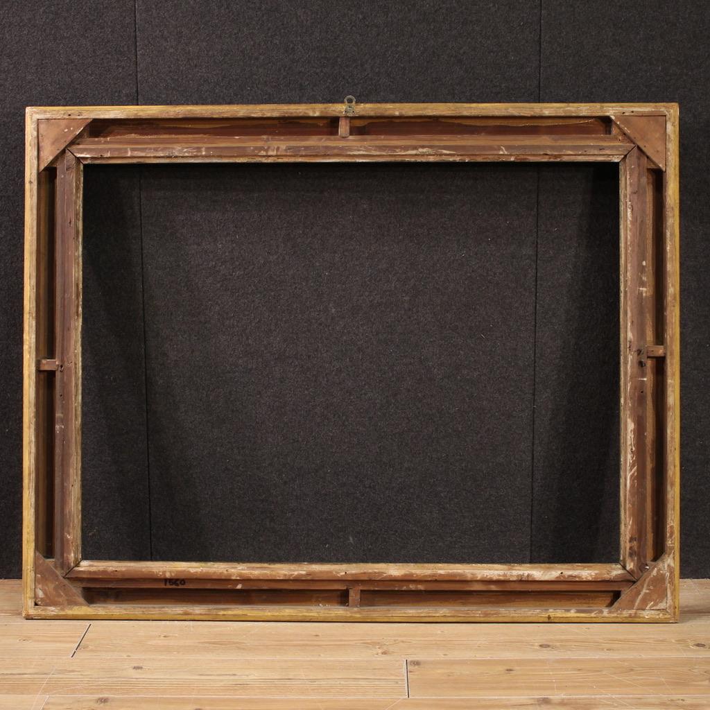 20th Century Gold Wood Italian Frame, 1960 For Sale 3