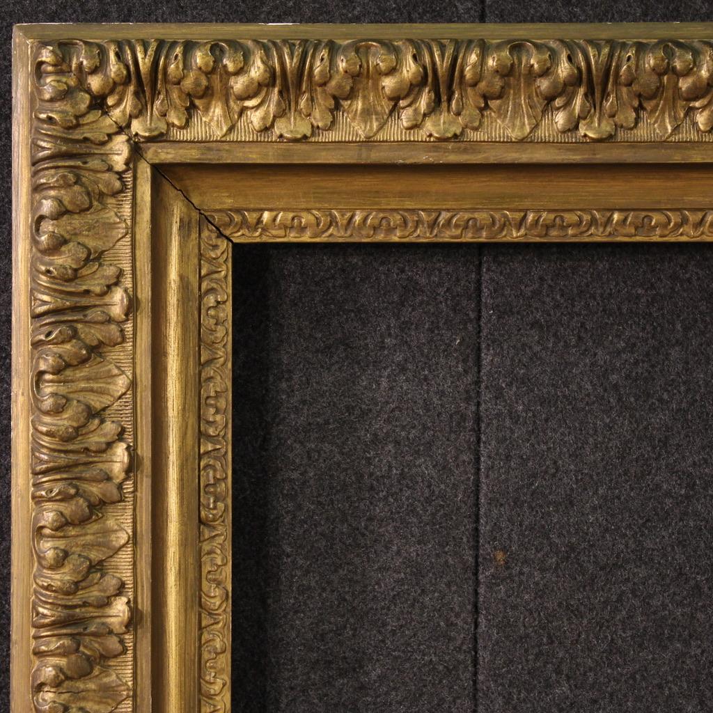 20th Century Gold Wood Italian Frame, 1960 For Sale 4