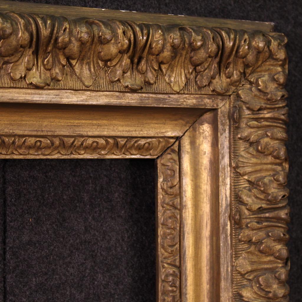 20th Century Gold Wood Italian Frame, 1960 For Sale 5