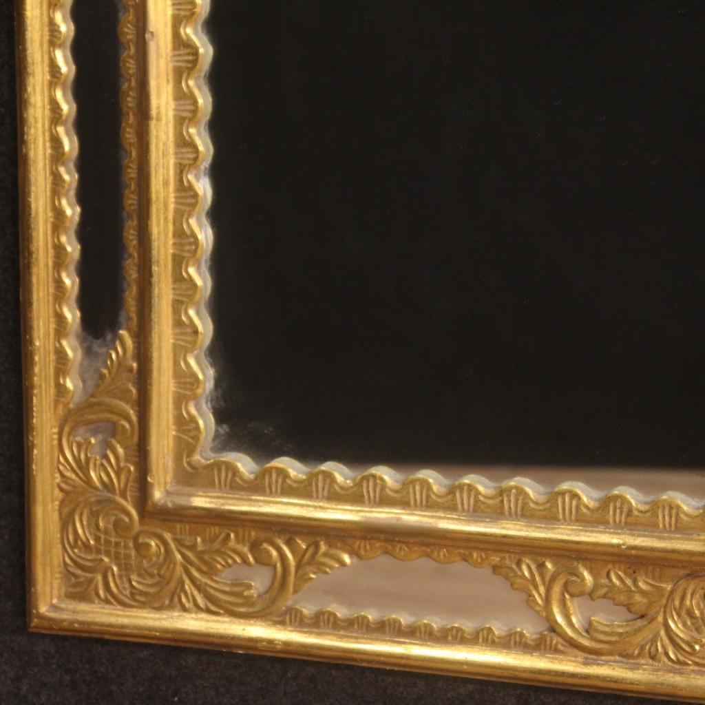 20th Century Gold Wood Spanish Mirror, 1950 3