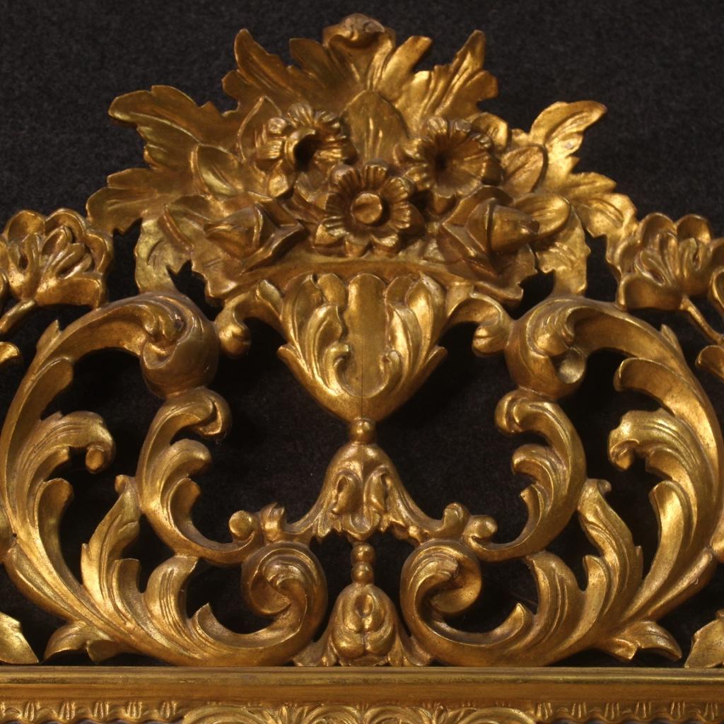 20th Century Gold Wood Spanish Mirror, 1950 5