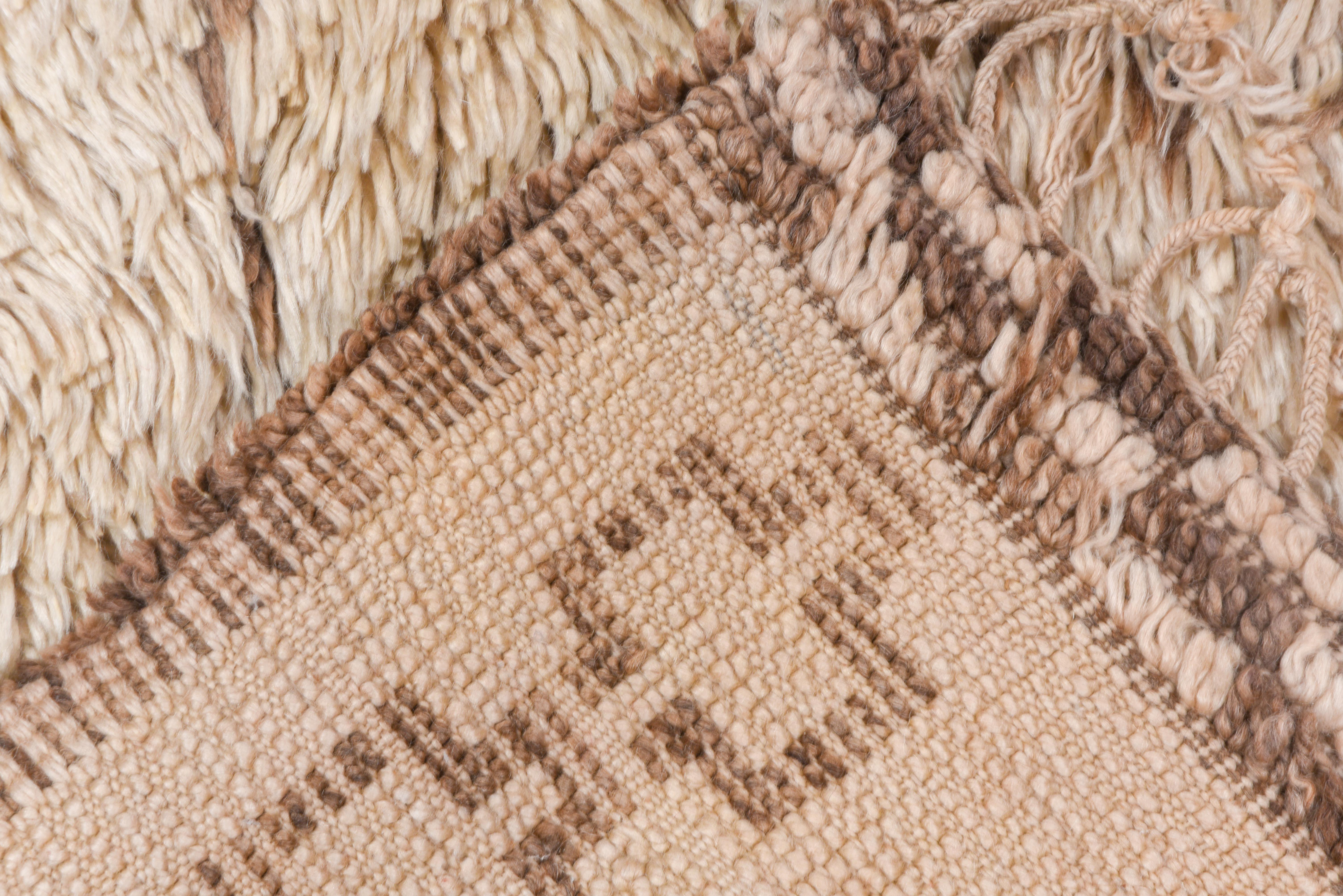 Wool 20th Century Golden Dusted Beige Rug For Sale