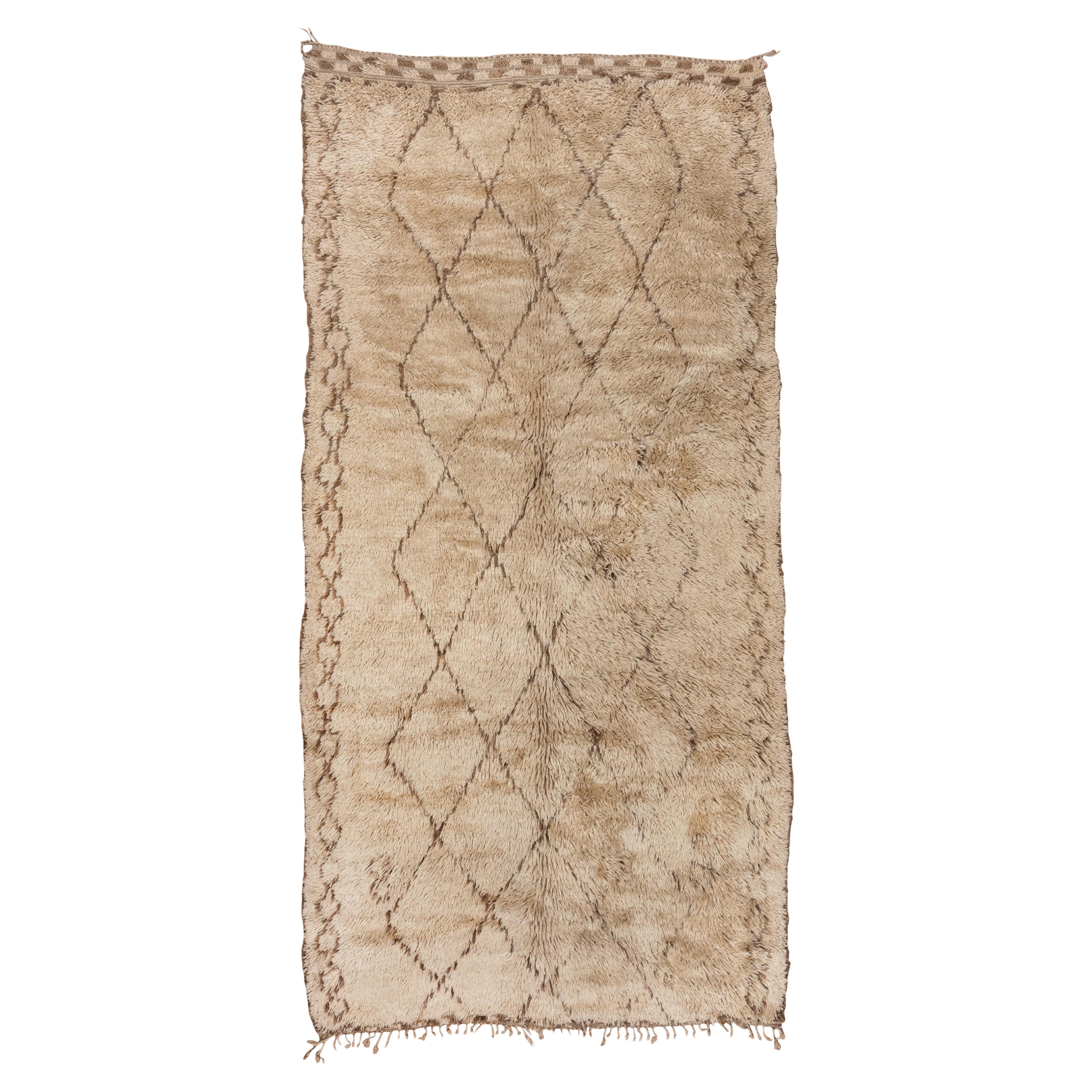 20th Century Golden Dusted Beige Rug For Sale