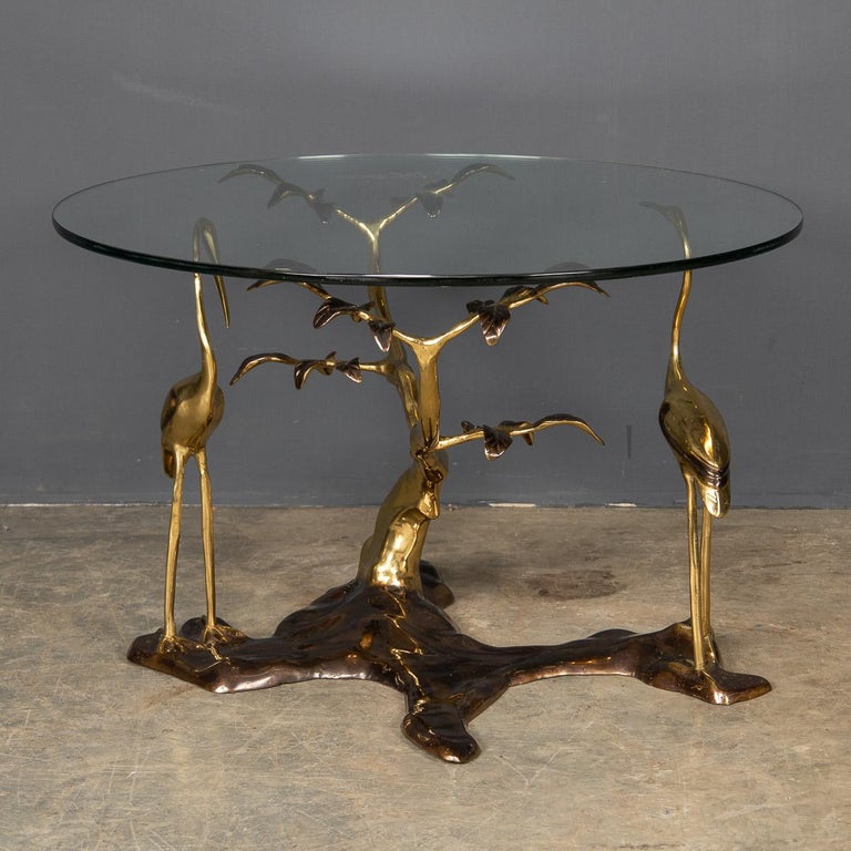 20th Century Golden Heron Coffee Table, c.1950 at 1stDibs
