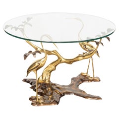 20th Century Golden Heron Coffee Table, c.1950