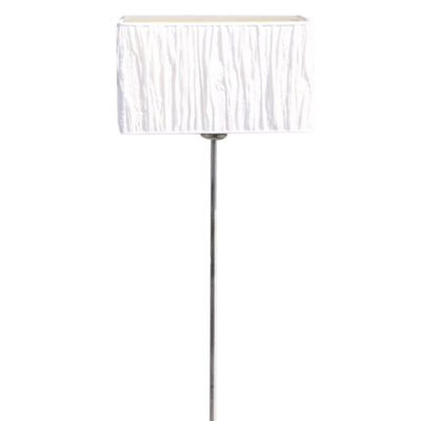 Hand-Crafted 20th Century Silver Swedish Metal Golvlampa, Steel Floor Lamp by Konsthantverk For Sale