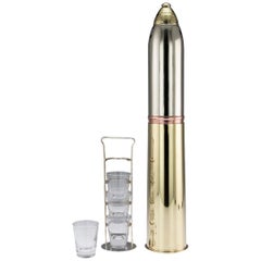 20th Century Gorham Huge Wwi Artillery Shell Cocktail Shaker, circa 1915