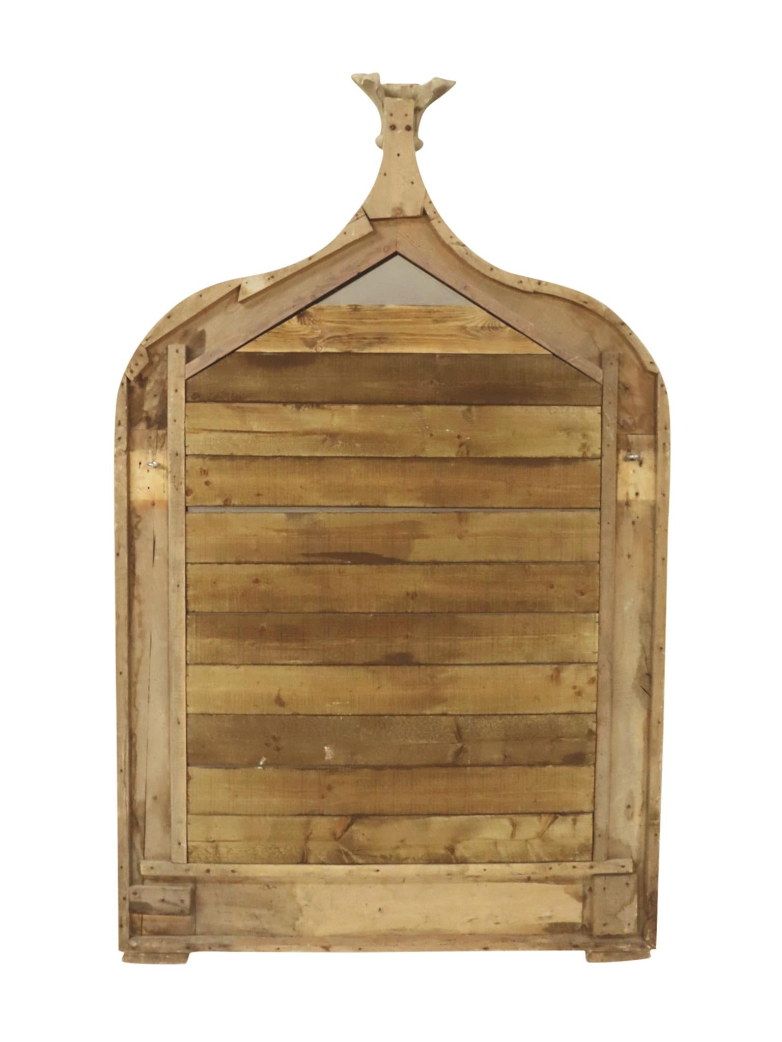 20th Century Gothic Revival Style Wall Mirror For Sale 6
