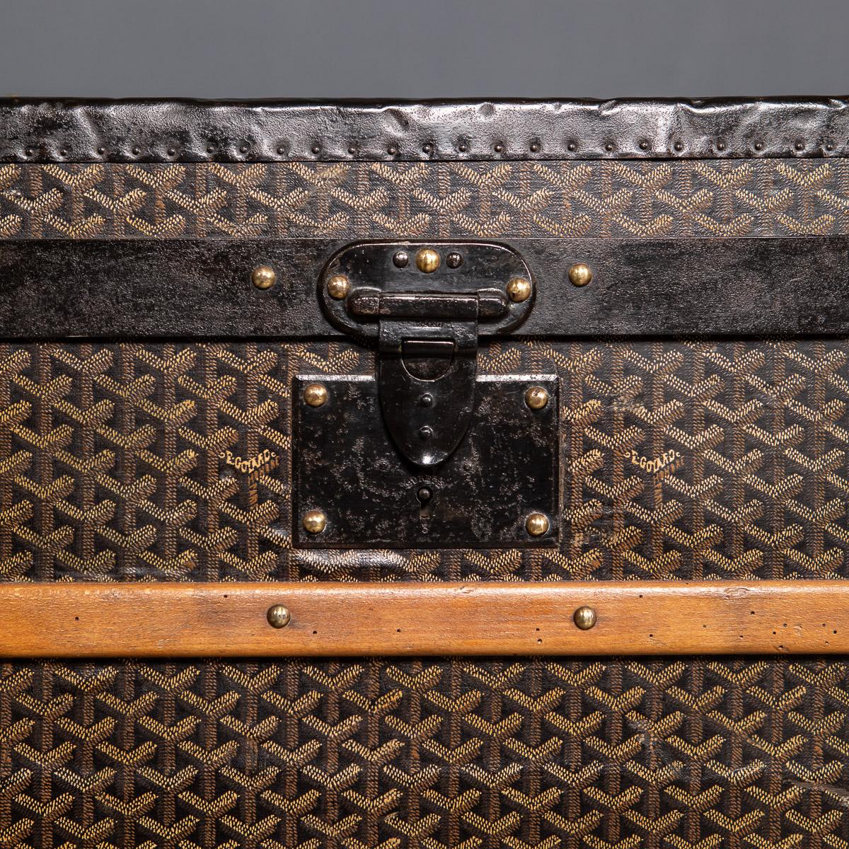 20th Century Goyard Cabin Trunk, circa 1920 9