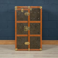 20th Century Goyard Large Wardrobe Trunk, circa 1920