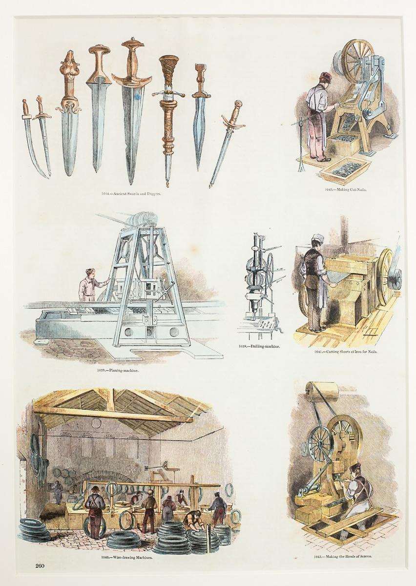 Vetro Grafica del XX secolo / Antichi mestieri in vendita