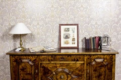 Stampa grafica del XX secolo di antichi mestieri, con cornice, Wood e vetro