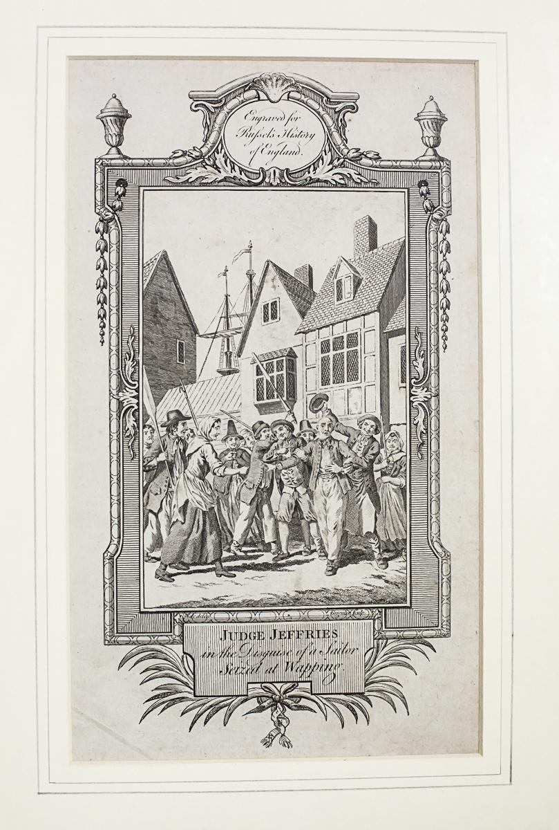 We present you one of the fourteen graphics from the series, depicting the history of England.
The graphic is from Russel’s New and Authentic History of England, published in the 18th century.
The author of the drawing is Wale Samuel (1720-1786),