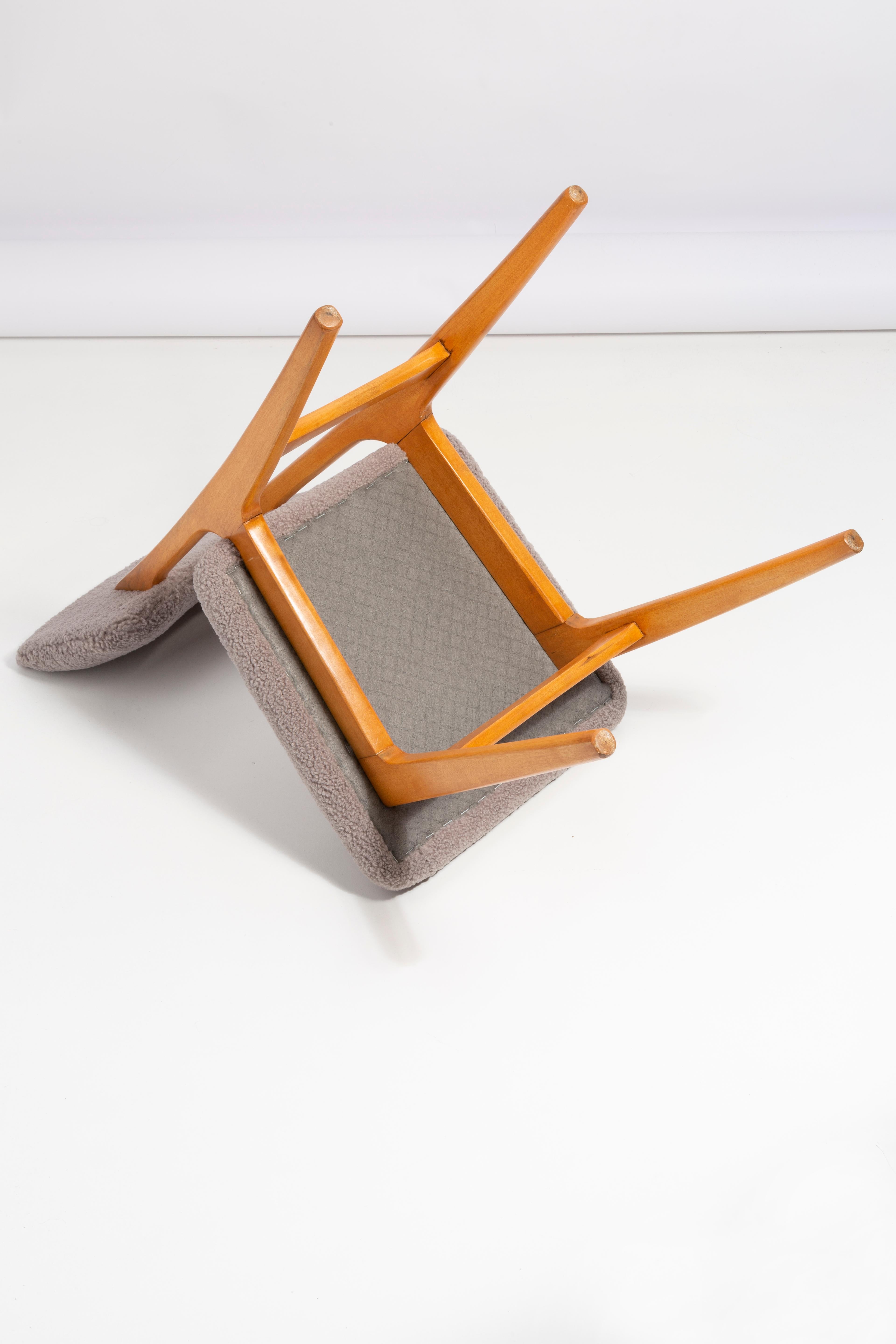 Sedia Boucle grigia del XX secolo, anni '60 in vendita 2