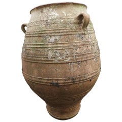 20th Century Greek Olive Jar