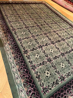 20th Century Green and Purple Austrian Savoneire, ca 1920