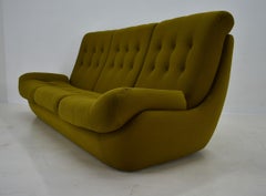 20th Century , Green  Atlantis Three seats Sofa, 1960s