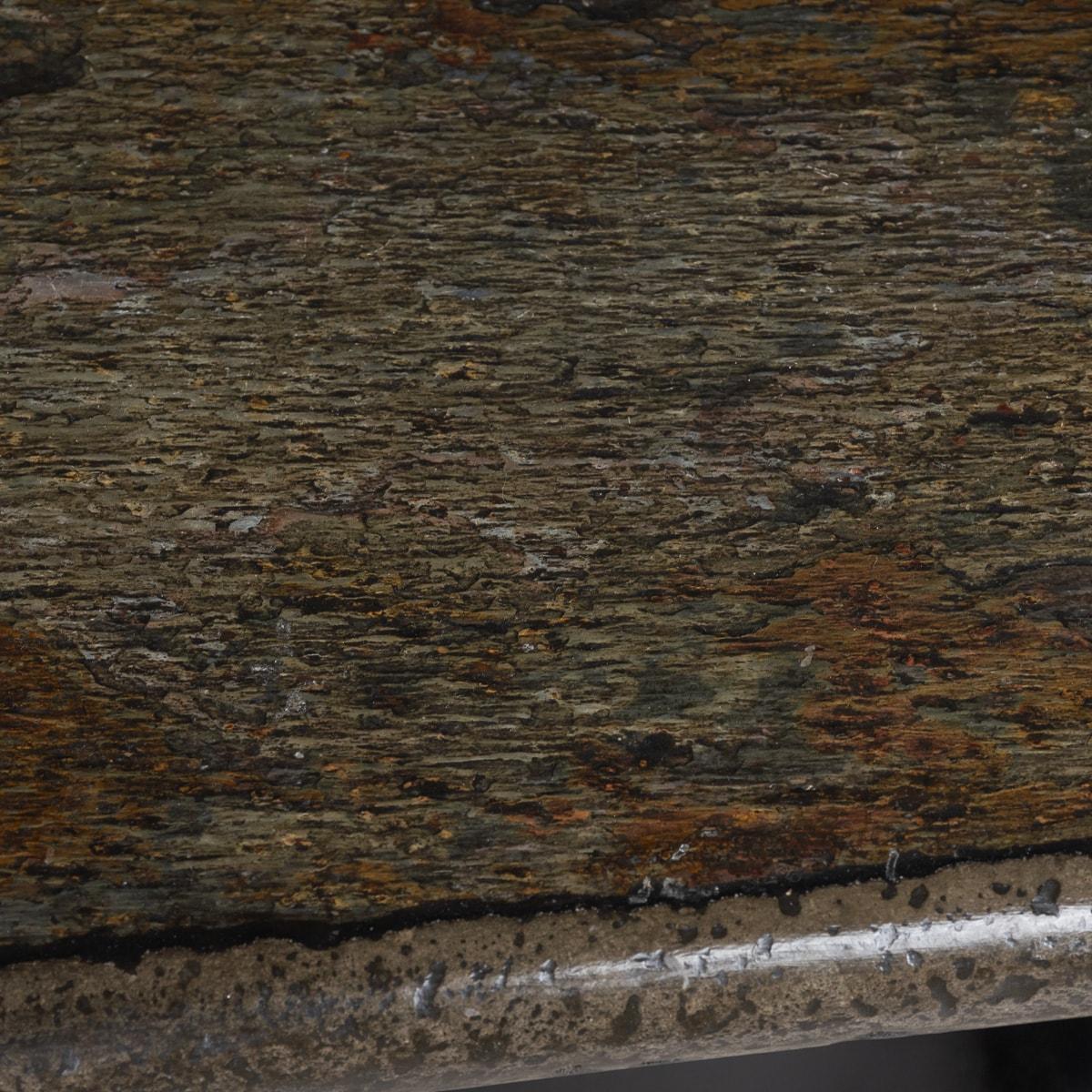 Table basse brutaliste verte du 20ème siècle par Marcus Kingma, Hollande, vers 1990 en vente 8