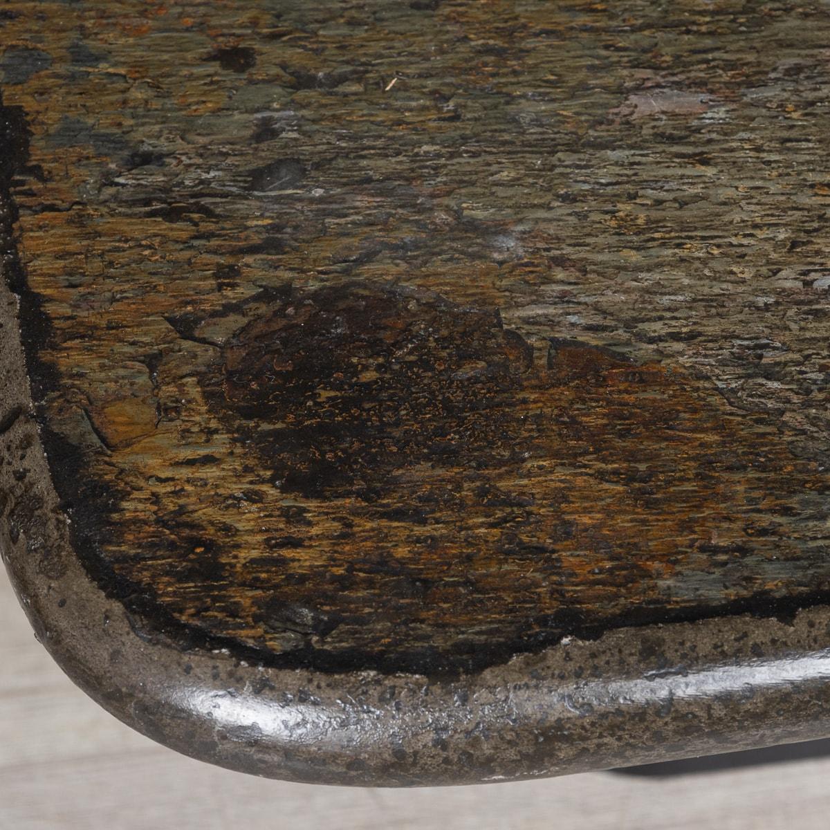 Table basse brutaliste verte du 20ème siècle par Marcus Kingma, Hollande, vers 1990 en vente 2