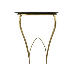 20th Century Green Italian Pair of Marble Console Tables by Carlo Enrico Rava