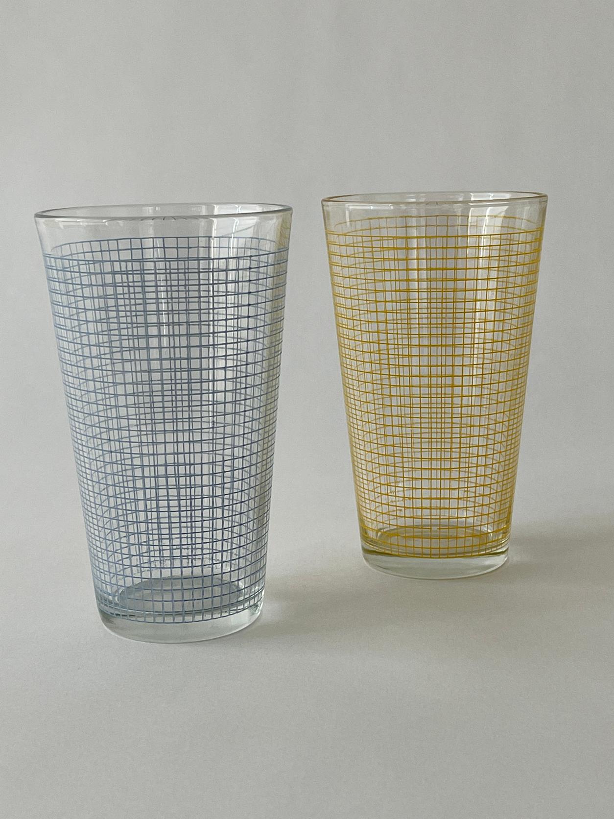 20th Century Grid Glasses For Sale 5